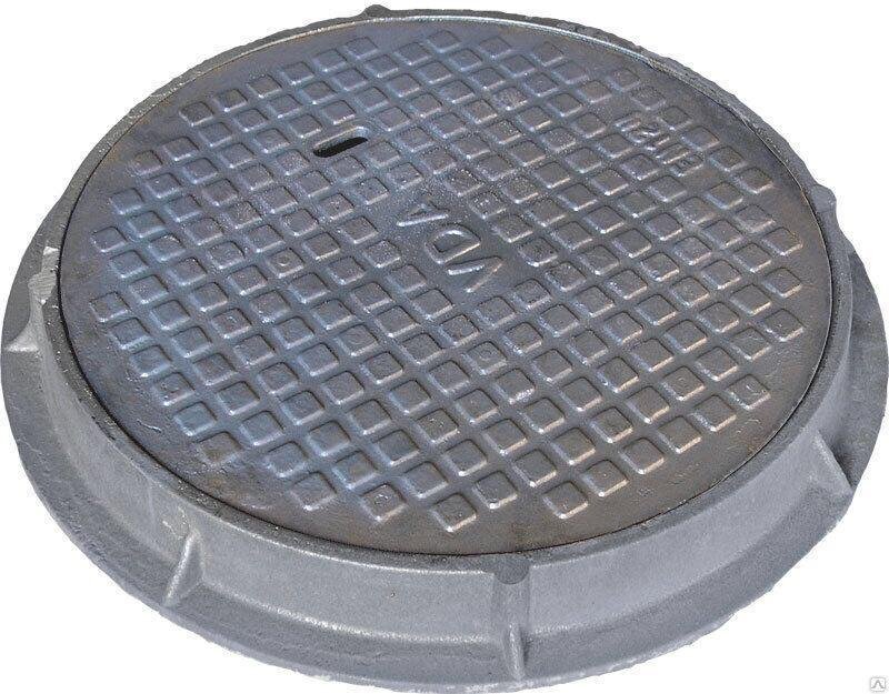 Люк чугунный круглый Средний С( В125)-1-60