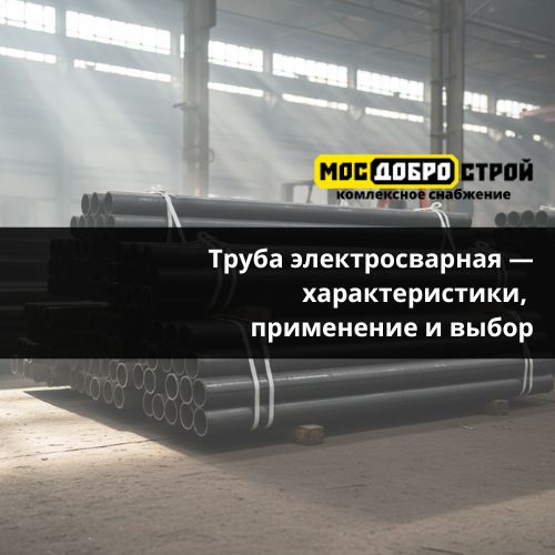 Труба электросварная — характеристики, применение и выбор