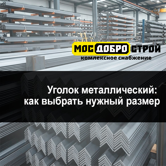 Уголок металлический: как выбрать нужный размер
