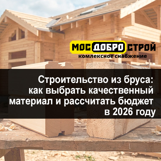 Строительство из бруса: как выбрать качественный материал и рассчитать бюджет в 2026 году