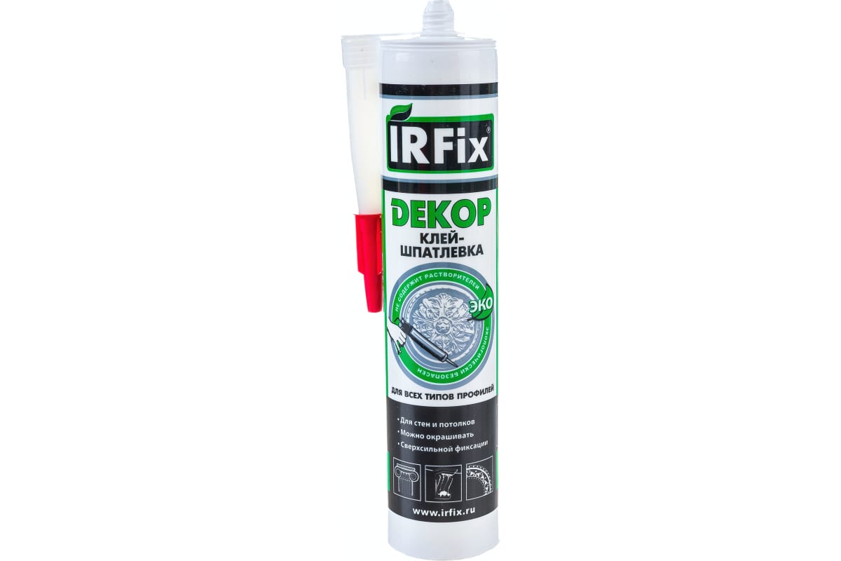 Клей - шпатлевка IRFIX DECOR белый 310 мл 20014