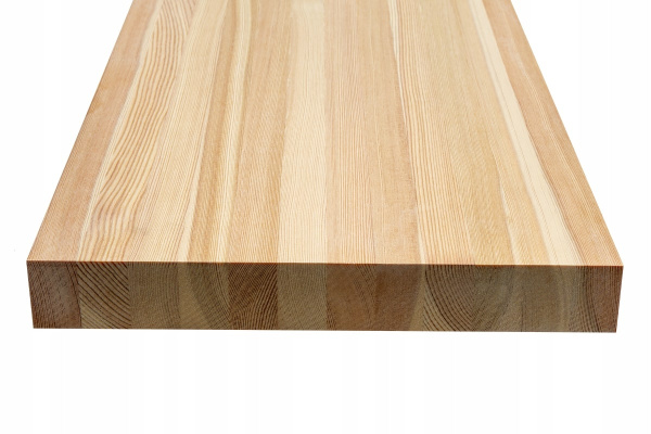 Мебельный щит 40х600х1200 мм Лиственница АЕ Цельноламельный