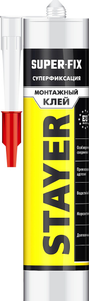 Клей монтажный STAYER Professional, суперсильный, 280мл 41323