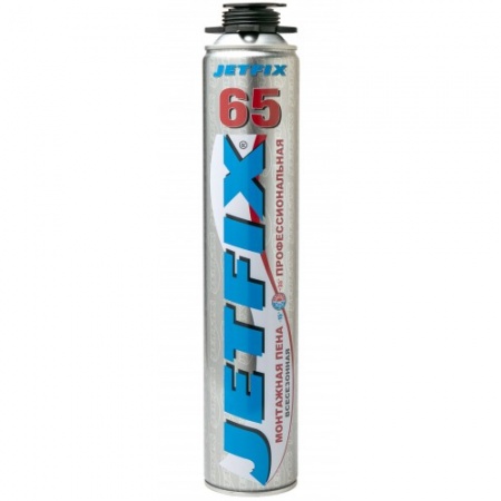 Монтажная пена Jetfix 65 всесезонная профессиональная 750 мл 10033