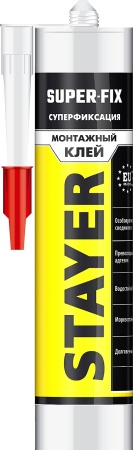 Клей монтажный STAYER Professional, суперсильный, 280мл 41323