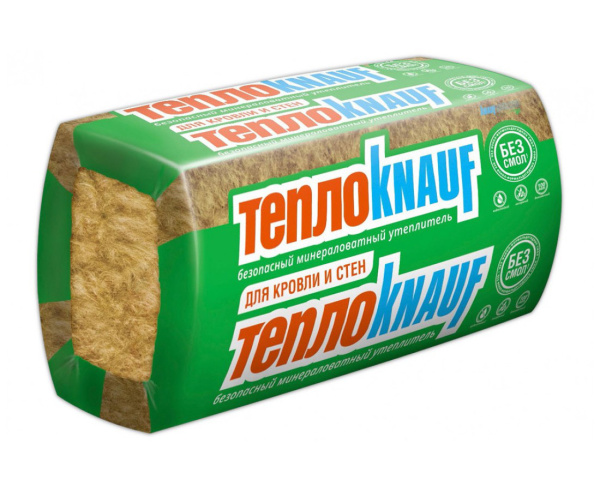 Утеплитель Тепло Кнауф КОТТЕДЖ TS 037 Aquastatik 1230х610x50 мм 12м2 0.6м3 16шт