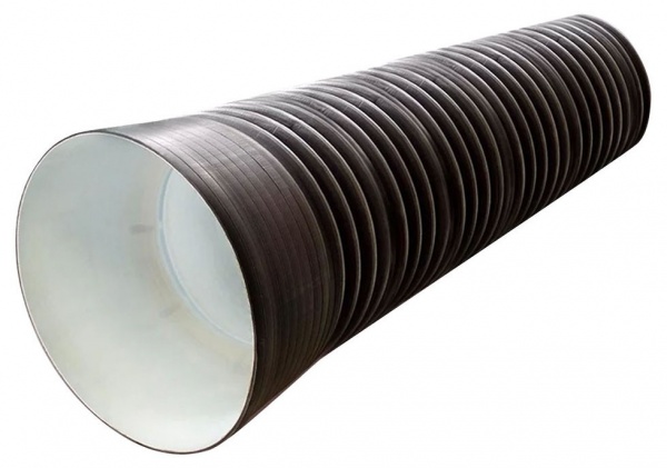 Труба гофрированная 300/340 SN6-7 FD-plast с раструбом 6м (колодец)