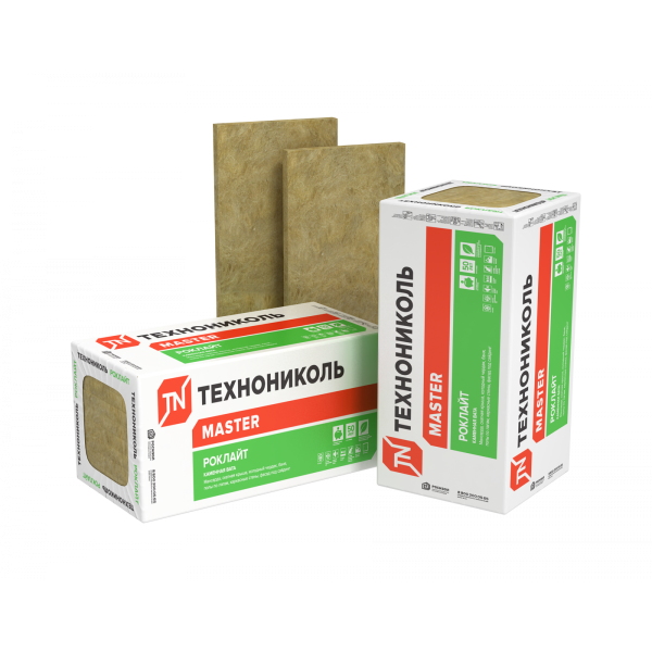 Утеплитель Технониколь Роклайт 1200х600х50 мм 8шт 5.76 м2 0.288 м3